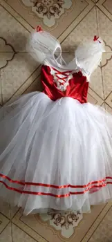 Žizele Ilgi Baleta Tutu Kleita Meitenēm Īss Puff Piedurknēm Baleta Kostīmu Profesionālās Vingrošana Leotard Toddler Meitene Drēbes Bērniem